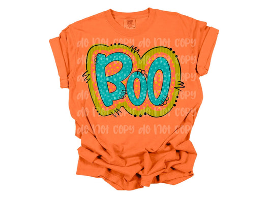 BOO Halloween Graphic Tee