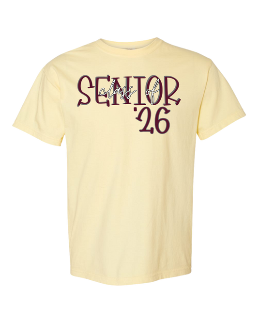 Short Sleeve Senior T-shirt Comfort Color