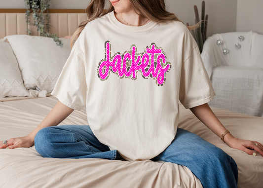 Pink Camo Jackets Tee