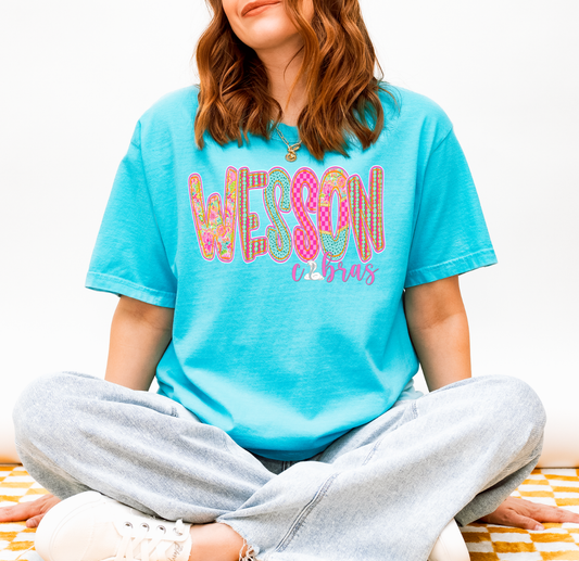 Wesson Cobras Tee - Comfort Colors